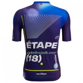 Cykeltrøje 2022 Tour de France Lourdes-Hautacam Blå